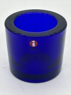 Cobalt Blue Iittala Kivi Marimekko Votive Tealight Candle Holder • $65.25