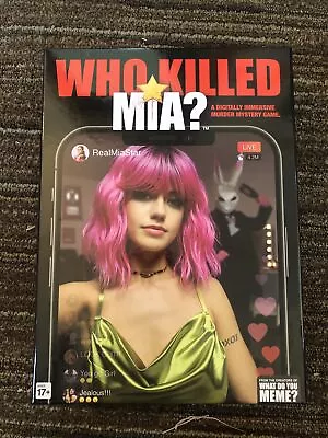 Who Killed Mia Murder Mystery Game • $10