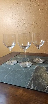 Mikasa STEPHANIE Wine Glasses Goblets 7 1/8  Set Of 3 • $44.99