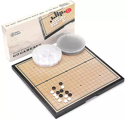 Mose Cafolo Magnetic 19x19 Go Game Set With Single Convex Magnetic Stones 11 In • $27.88