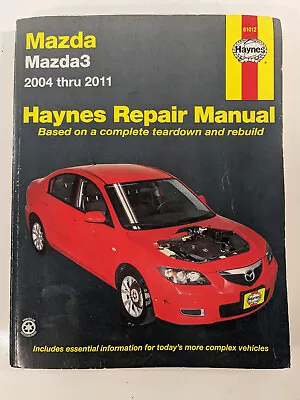 Mazda3 Repair Service Workshop Manual Haynes Chilton 2004 Thru 2011 Preowned  • $9.95