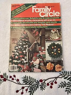 Vntg Dec 11 1979 Family Circle Magazine Christmas Toys Muppets Night Before HTF • $9.99