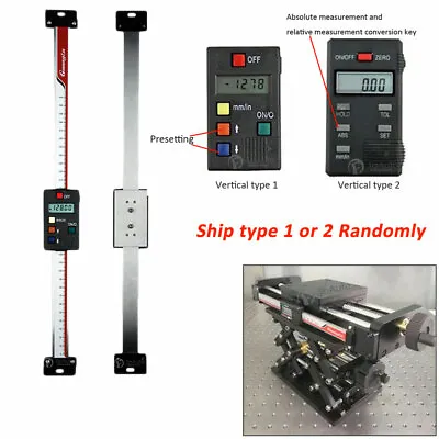 LCD Display Linear Scale Vertical Digital Readout 100~600mm Milling Lathe Bench • $45.69