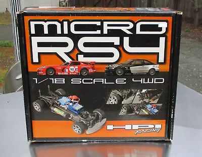 HPI #612 Micro RS4 Kit Mazda RX7 ~ New In Box ~ 1:18 Rc Car Electric 4wd • $399