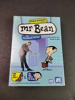 MR BEAN ANIMATED SERIES Rowan Atkinson A&E Animated TV Series 2 DISC DVD SET NEW • $42.46