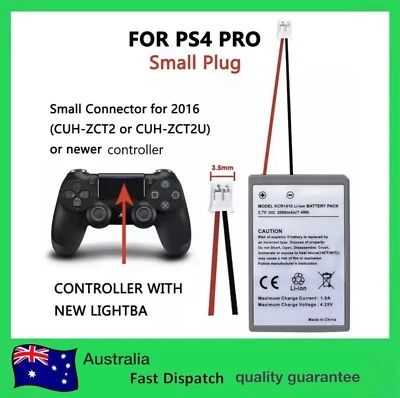 $28.95 • Buy X2 Battery REAL 2000mAh For PS4 Pro Game Controller +USB Charging Cable