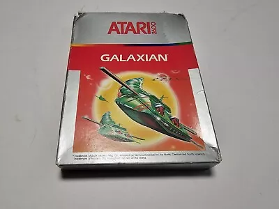 Atari 2600 Game Galaxian With Box And Manual (Some Damage To Box) • £15.99