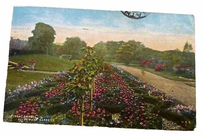 Floral Soroll Alloa Park Gardens (R.R.R. Edinburgh)    -   C1905 • £2.45