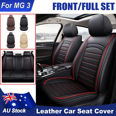 Leather Car Seat Covers Airbag Compatible Auto Seat Cushion For MG 3 Accessories • $174.82