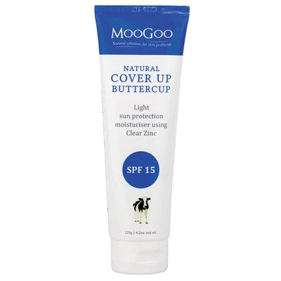 $16.49 • Buy MooGoo Natural Cover Up Buttercup Moisturiser SPF 15 120g