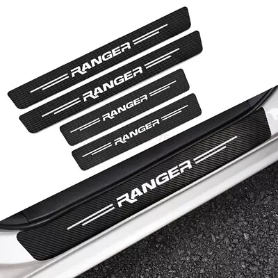 4PCS For Ford Ranger Accessories Car Door Sill Scuff Plate Protector Sticker • $16.39