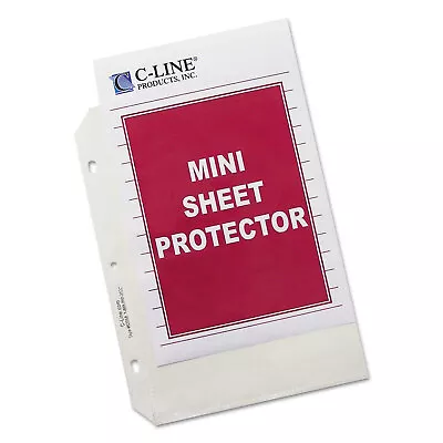 C-Line Heavyweight Polypropylene Sheet Protector Clear 2  8 1/2 X 5 1/2 50/BX • $16.97