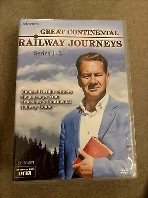 Great Continental Railway Journeys: Series 1 To 5 DVD Michael Portillo Network • £29.99