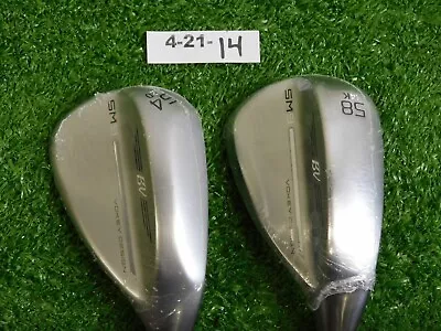 Titleist Vokey SM9 Tour Chrome 54/58* Sand/Lob Wedge Set D K DG Steel New • $247.99