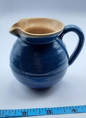 Blue Stoneware Pottery Creamer Warminster • £3.99