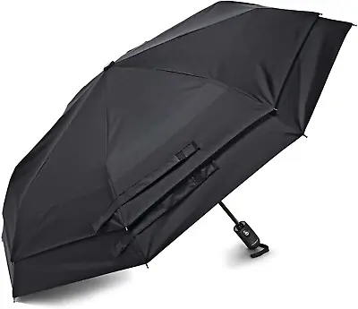 Windguard Auto Open/Close Umbrella Black One Size Windguard Auto Open/Close U • $74.61