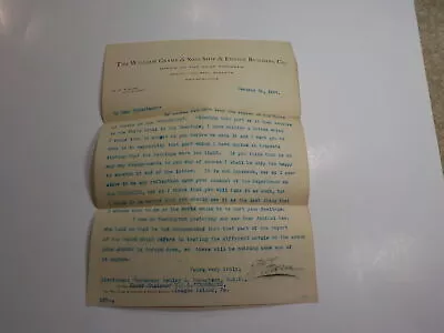 Navy Admiral Letter 1907 U.S.S. Tennessee League Island Pennsylvania Naval VTG  • $0.01