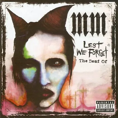 Marilyn Manson - Lest We Forget - The Best Of (CD 2004) Special Ed; 2 Bonus Trks • $2.51