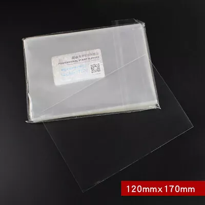 £5.89 • Buy 100 PCS 12x17CM PCCB Postcard Clear Sleeves Holder Storage Protector Case Supply