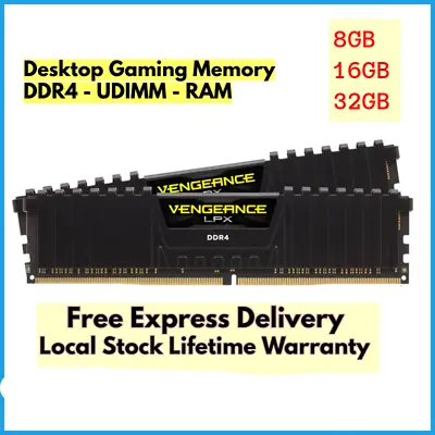 Corsair Vengeance LPX DDR4 8GB 16GB 32GB Desktop Gaming Memory High-performance • $126