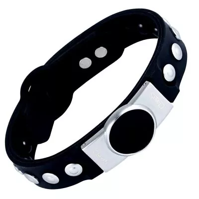 Clavis Hero Magnetic Therapy Sports Golf Health Bracelet Black Band White Gol... • $129