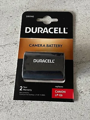 £25 • Buy Duracell LP-E6  battery Replacement For Canon Model Including R5 - FREE POSTAGE