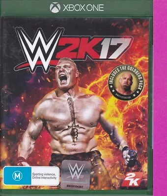 WWE 2K17 : Xbox One (4S Microsoft 2K) + Manual : World Wrestling  🖥 • $11.15