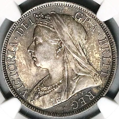 1894 NGC MS 63 Victoria 1/2 Crown Great Britain Sterling Silver Coin (23080601C) • $349