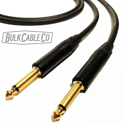 8 FT - Mogami 3082 Speaker Cable - Neutrik Gold Straight Ends - Amp To Cabinet • $41.50
