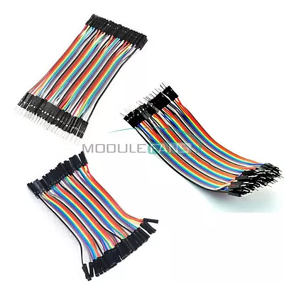 Multi Dupont Male To Female Breadboard Jumper Wire Raspberry Pi Arduino 10CM MF • $1.72