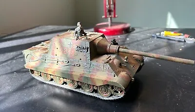 £8 • Buy Vintage Tamiya Built Painted Model Kit 1/35 WW2 German Jagd Tiger Tank