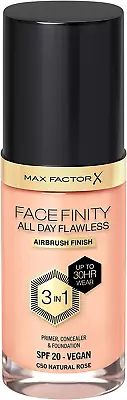 MAX FACTOR - Facefinity All Day Flawless Foundation - 3-In-1 Concealer Liquid F • £15.01