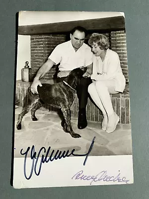 MAX SCHMELING (†) Boxing World Champion & ANNY ONDRA Autographed 4x6 Photo Card  • $35