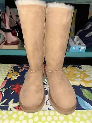 New Genuine Size 8 Uggs Bailey Bows Chestnut • $99.99
