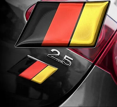 NEW German Flag EUROBADGE Metallic Euro Badge Emblem For Audi 1.8t Vw Gti Jetta • $4.99