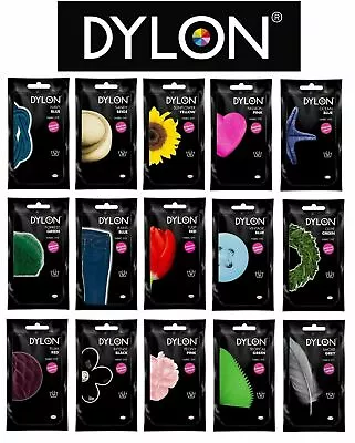  Dylon Hand Dye - 50g 24 Colours Available Great Value!! • £4.47