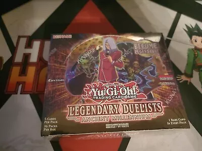  YU-GI-OH  LEGENDARYDUELIST ANCIENT MILLENIUM 1st Edition BOOSTER BOX • $300