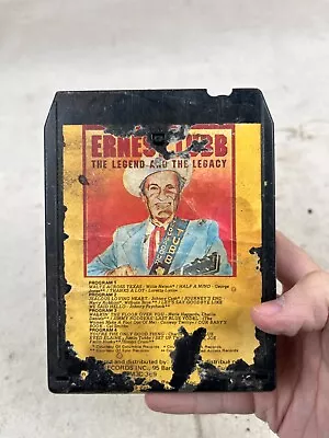 Ernest Tubb 'The Legend And The Legacy' Album 8-Track Cartridge Untested • $4.95