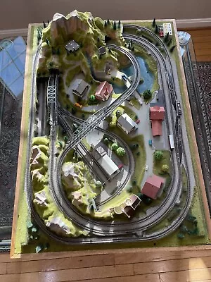 Z Scale Model Train Layout. This Is A Custom Built Version   Cortina  By Noch.  • $3500