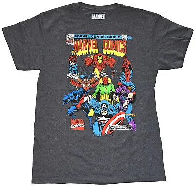 Marvel Comics Cover Art Charcoal Heather Men's T-Shirt New • $14.99