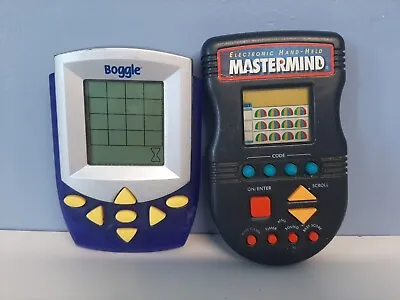 Lot Of 2 Vtg Electronic Handheld Games Boggle And Mastermind Tested And Working • $11.99