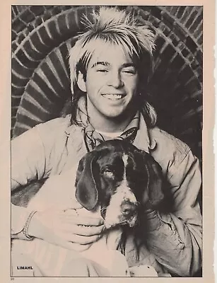 Limahl Puppy Dog Pinup Madonna Pictures Singing Stage Photos Clippings Concert • $4