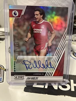 Panini Premier League Score 2023 Jan Molby Auto /199 Liverpool With Card Holder • £49.99