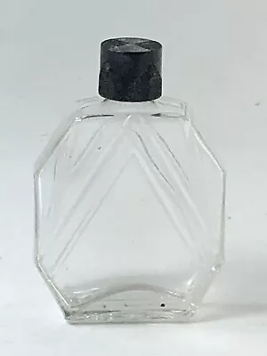Vintage Art Deco Holy Water Bottle Empty Decorative Glass • $9.99