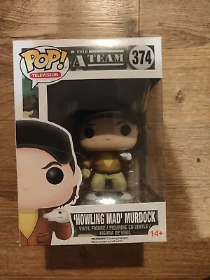 Funko Pop Television 374 The A Team 'Howling Mad' Murdock • £55