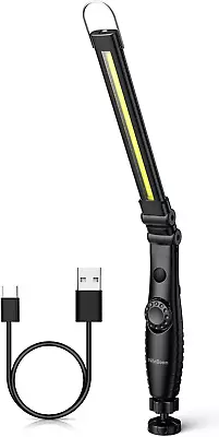 LED Work Light，800 Lumens Foldable Rechargeable Cob Work Light With Magnetic Bas • $34.81