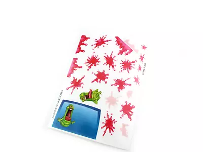 $9.18 • Buy CUSTOM STICKERS For THE REAL GHOSTBUSTERS ECTO 1a CAR & SLIME GREEN OR RED!!