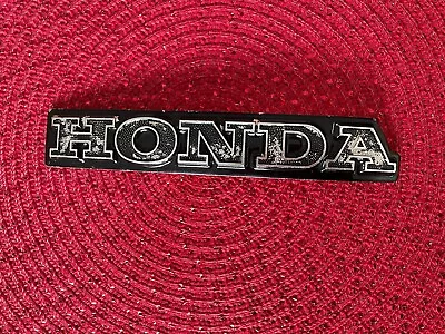 Vintage Honda Motorcycle Gas Fuel Tank Side Emblem Badge • $10