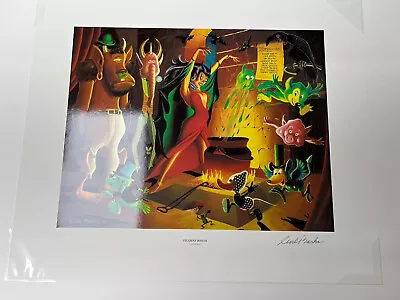 THE STUDENT WITCH By Carl Barks Limited Edition Lithograph 302/313 W COA • $297