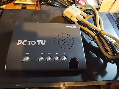 PC To TV Video Adapter (VGA To RCA/S-Video) • $5